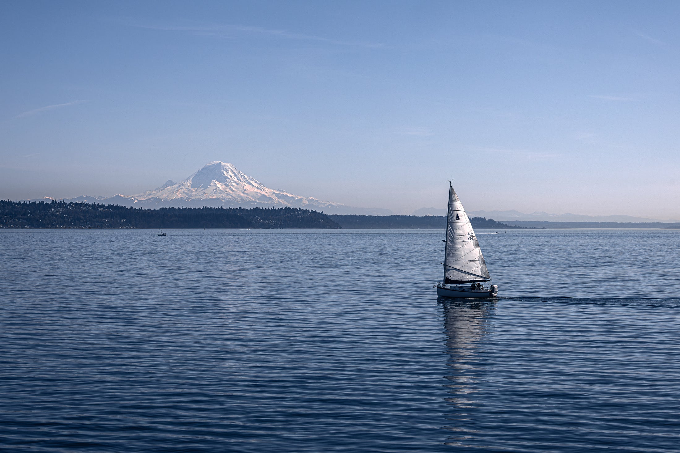 Monoliths Wake - Lake Washington, WA